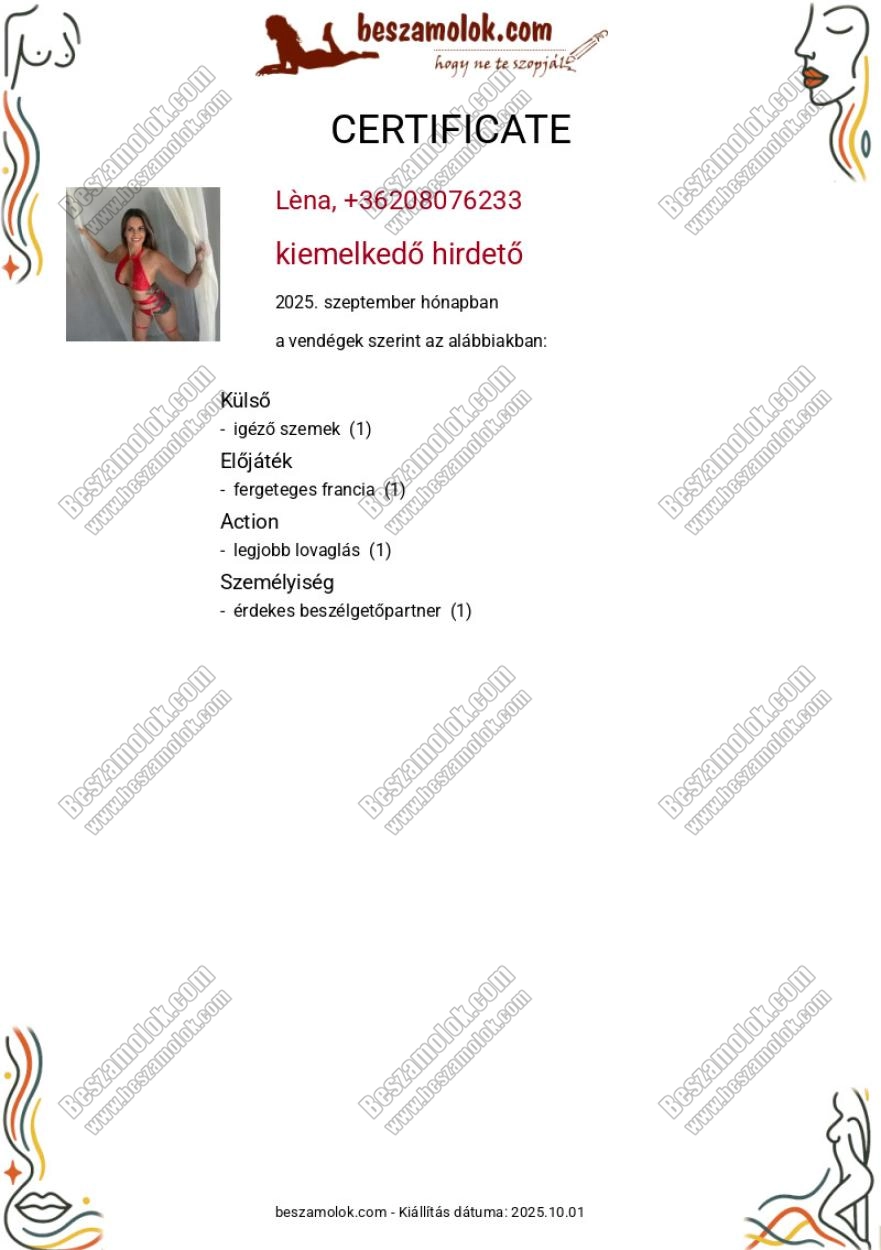 11. kép Lèna, +36 20 807 6233, szexpartner XIII. kerület