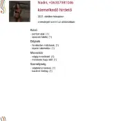 3. Nadin 307981046 beszámoló Budapest 126144 erotikus masszázs