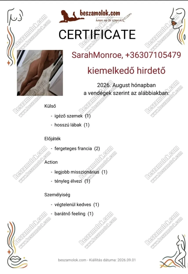 5 kép SarahMonroe. szexpartner 307105479,   